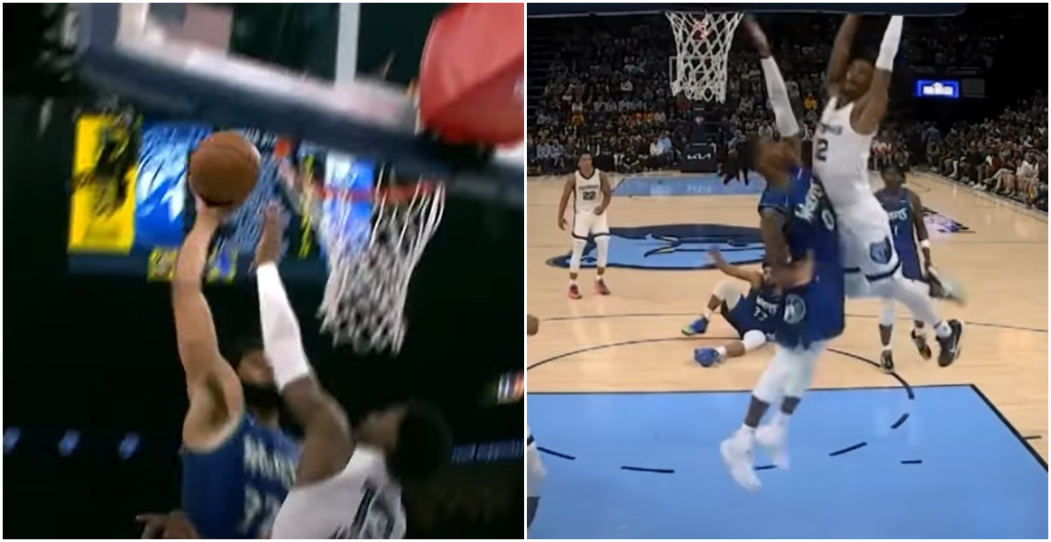 KAT et Ja Morant se répondent avec deux dunks somptueux