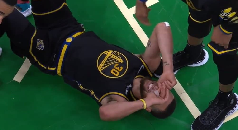 Les Warriors inquiets pour Stephen Curry, touché dans le game 3