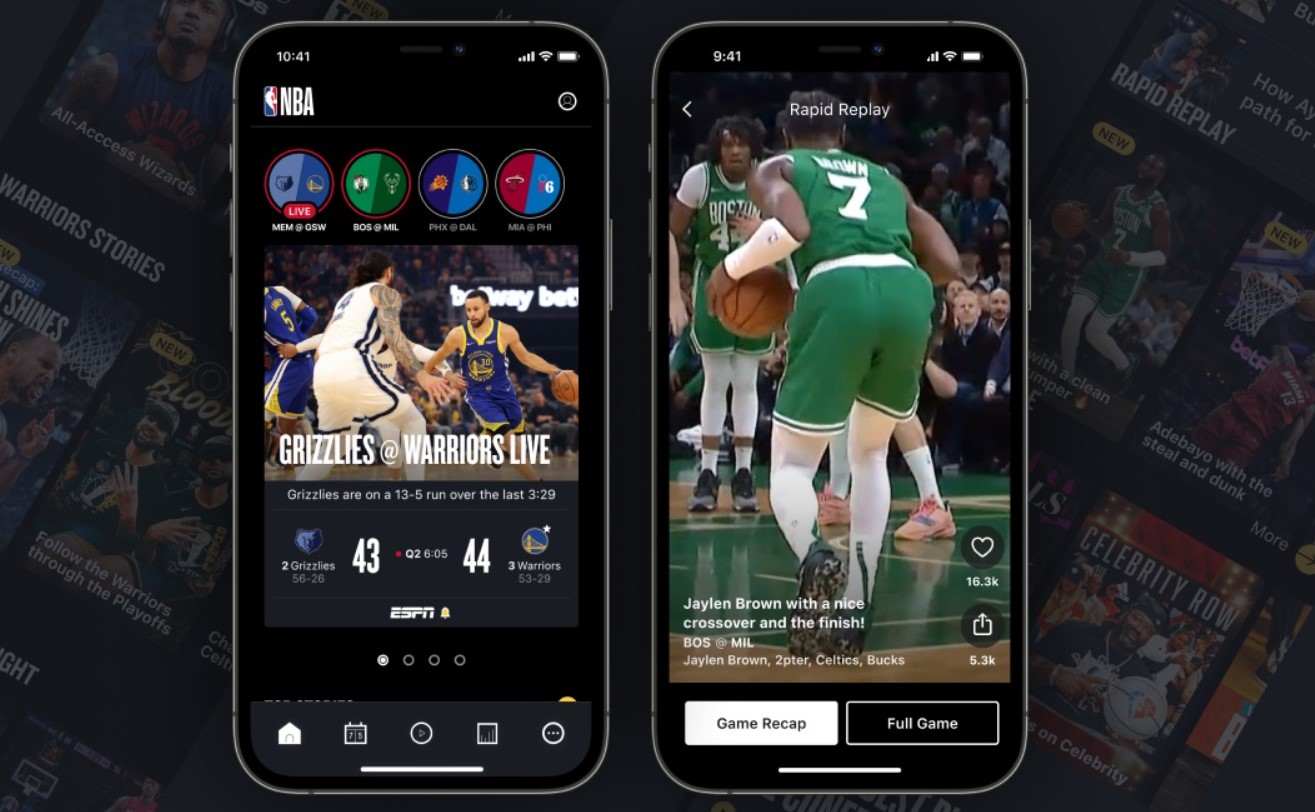 L’app NBA change de look et met le paquet sur l’immersion