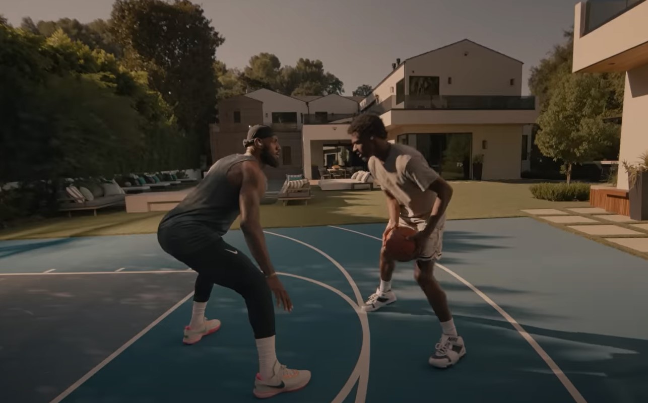 LeBron et Bronny s’affrontent en un contre un pour un spot publicitaire