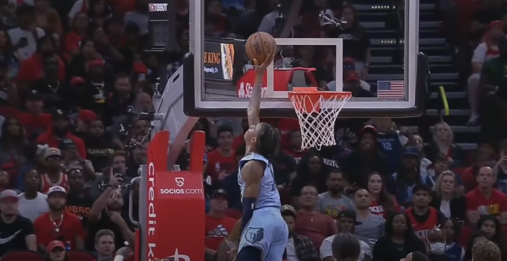 Ja Morant sort un contre effrayant pour sa santé, mais quel joueur !