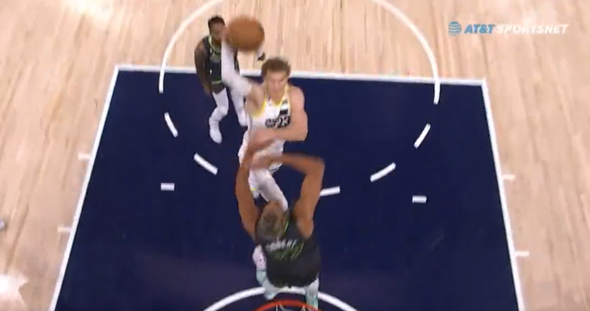 Lauri Markkanen transperce Rudy Gobert une fois… mais pas deux