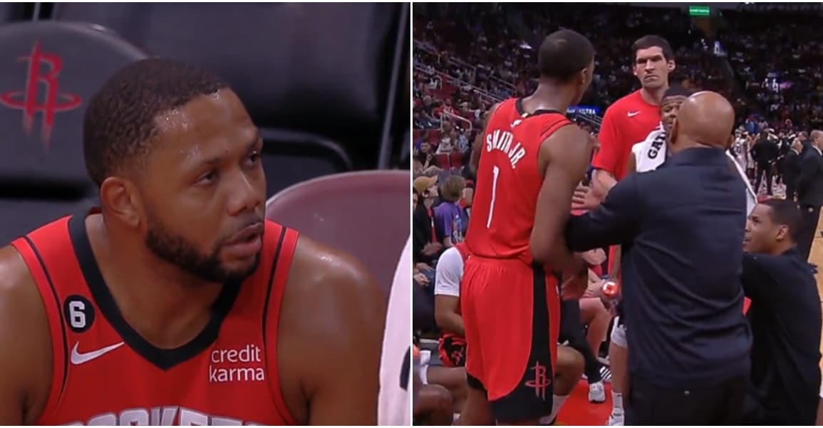 Jabari Smith et Jalen Green s’embrouillent, Eric Gordon est atterré