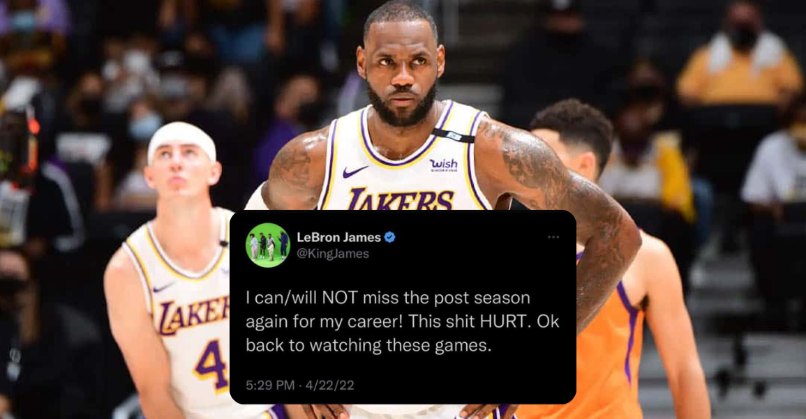 LeBron James supprime son tweet : « Je ne vais plus manquer la postseason à nouveau »
