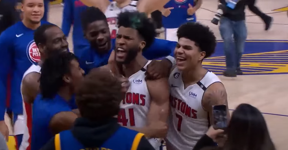 Warriors – Pistons : Une fin de match incroyable qui mène au game winner de Saddiq Bey