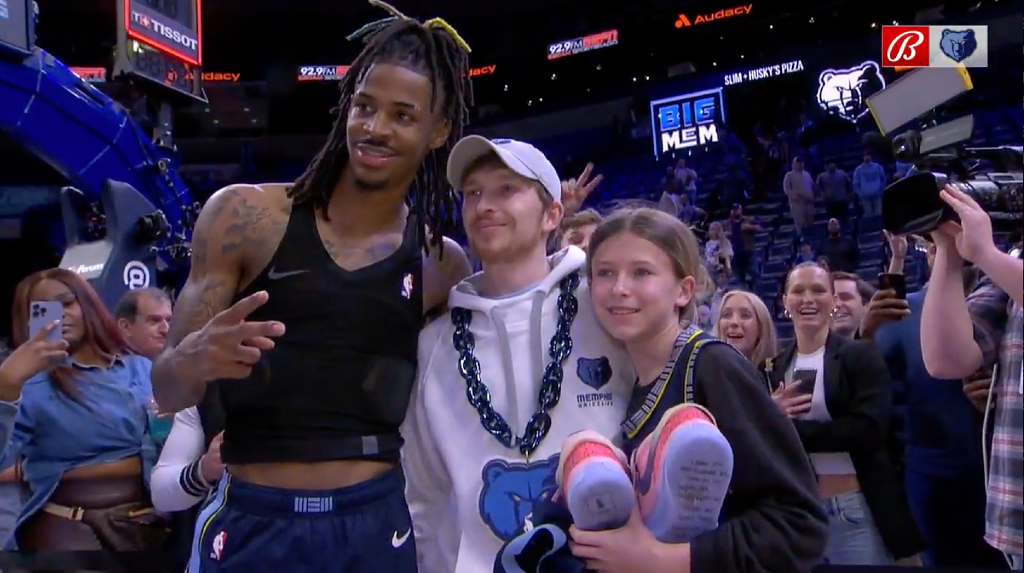 Le beau geste de Ja Morant pour une jeune fan des Grizzlies