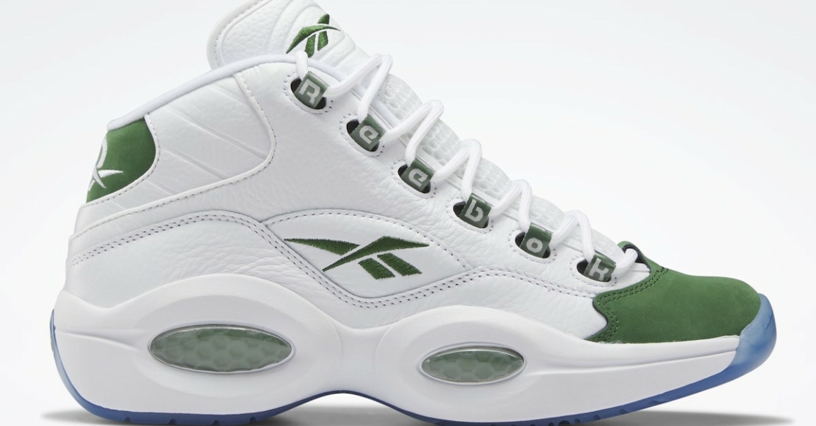 La Reebok Question Mid se met au vert