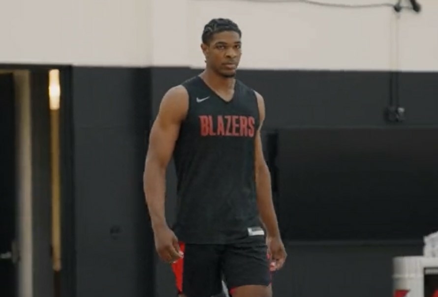 Scoot Henderson : les images de son workout avec Portland