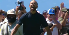 Stephen Curry est un alien : trou en un et victoire en tournoi, le gars sait tout faire