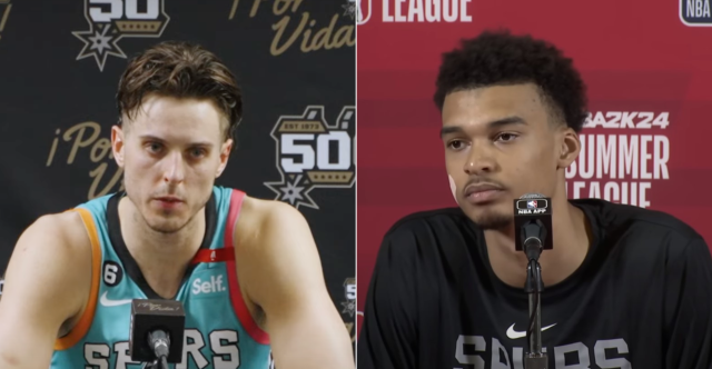 Zach Collins s’est senti « comme un enfant » devant Victor Wembanyama