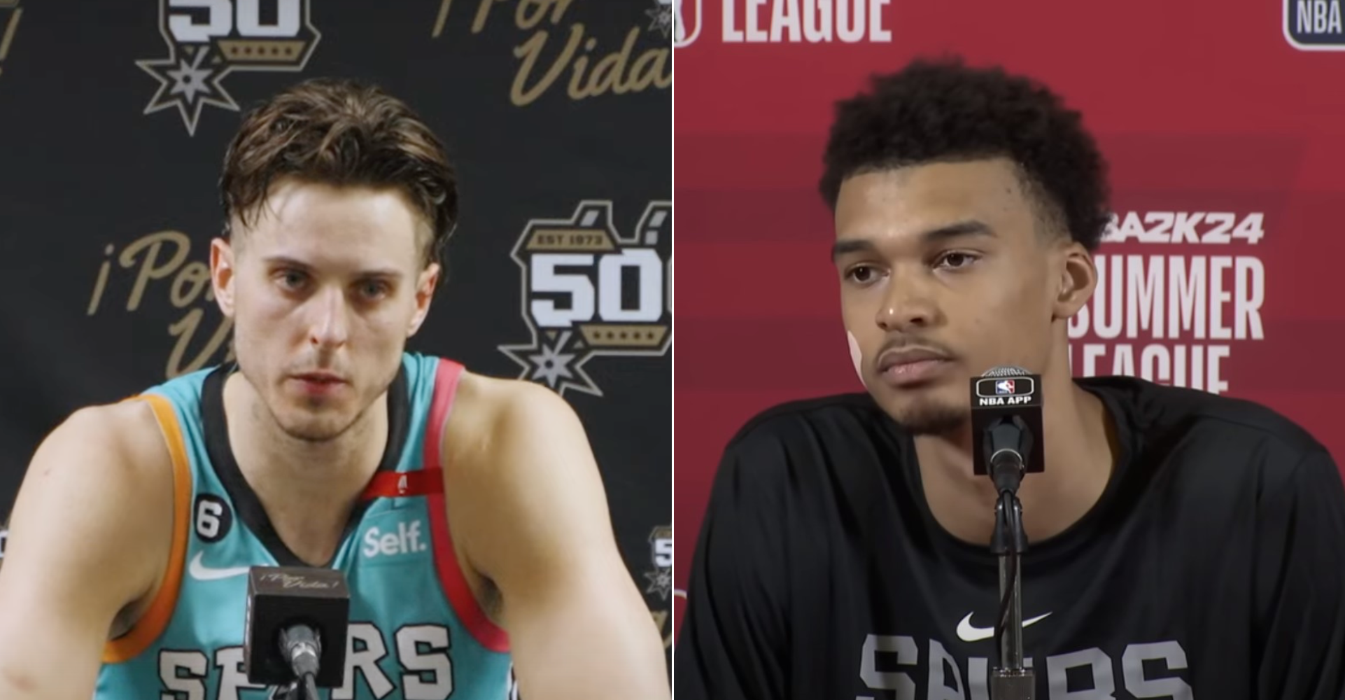 Zach Collins s’est senti « comme un enfant » devant Victor Wembanyama