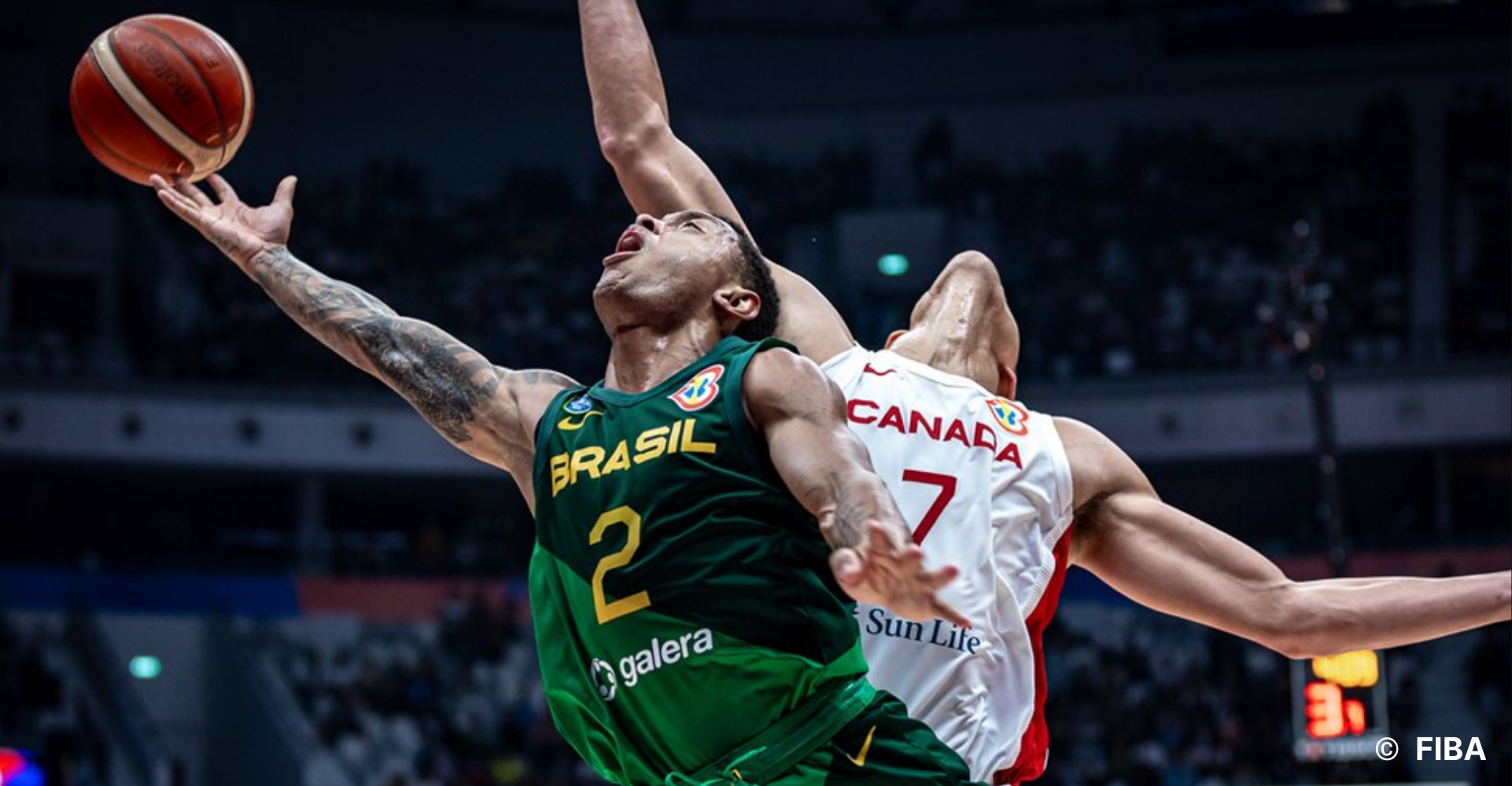 Le Canada, désemparé, tombe face au Brésil