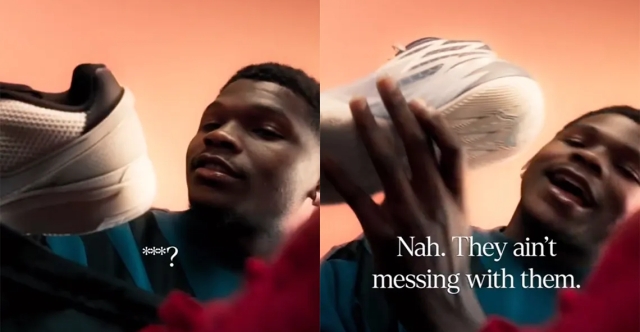 Anthony Edwards se moque des shoes de ses concurrents