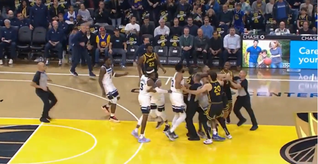 Green étrangle Gobert, McDaniels et Thompson se chauffent : 3 joueurs expulsés !