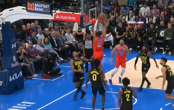 Ousmane Dieng s’est fait remarquer pour son retour avec OKC