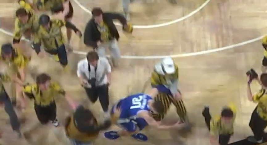 Kyle Filipowski, star de Duke, blessé sur un envahissement de terrain…