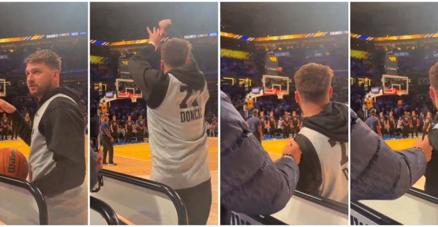 Luka Doncic est insolent : regardez ce trick shot à l’entraînement du All-Star Game