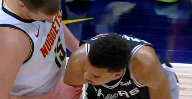 La séquence folle de 30 secondes entre Wembanyama et Jokic