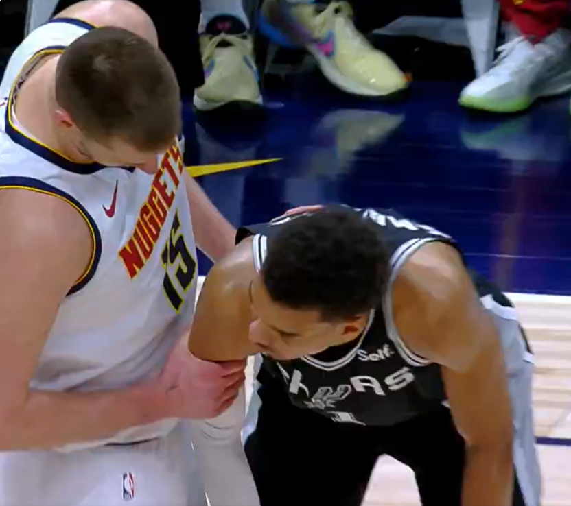 La séquence folle de 30 secondes entre Wembanyama et Jokic