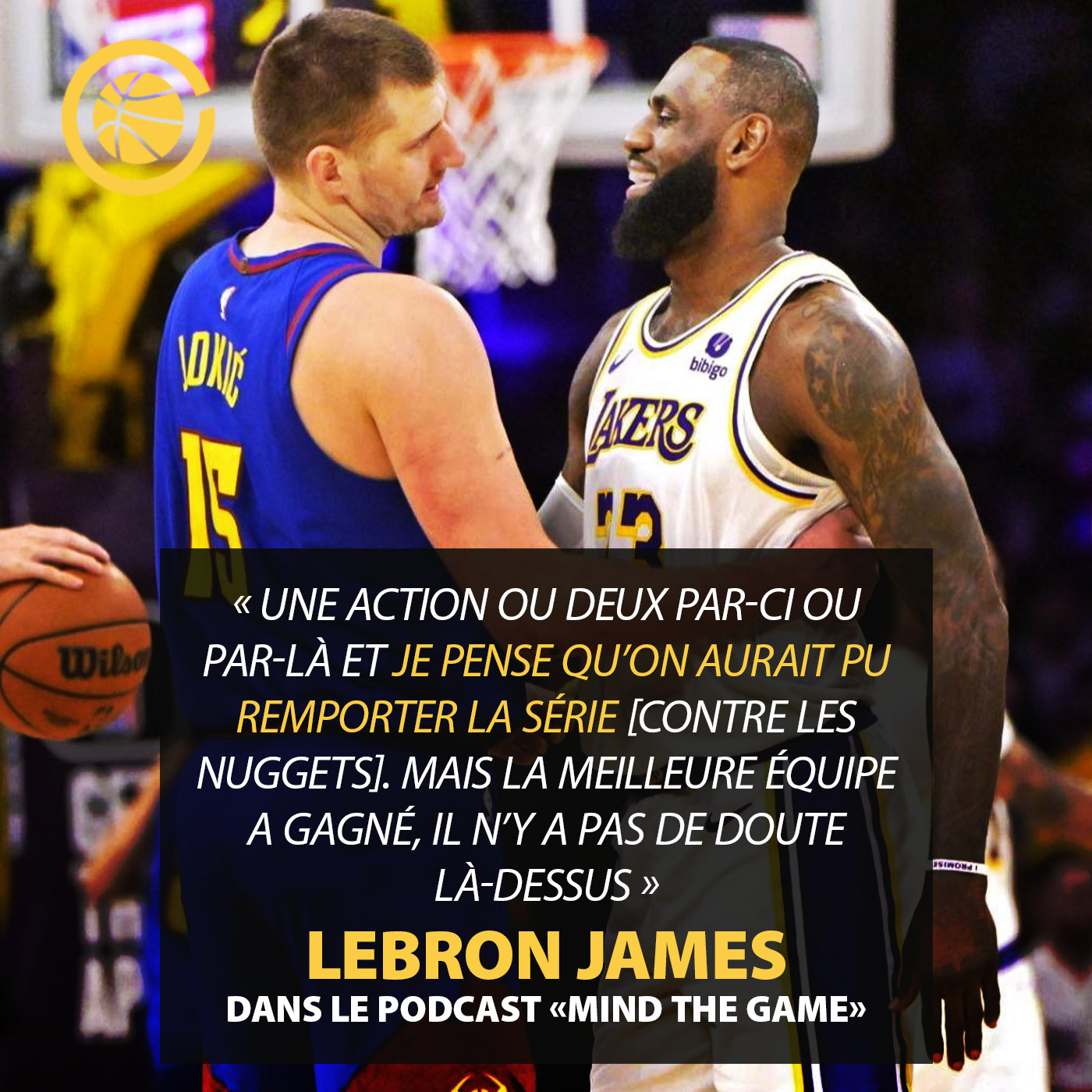 LeBron James pense que les Lakers auraient pu battre les Nuggets