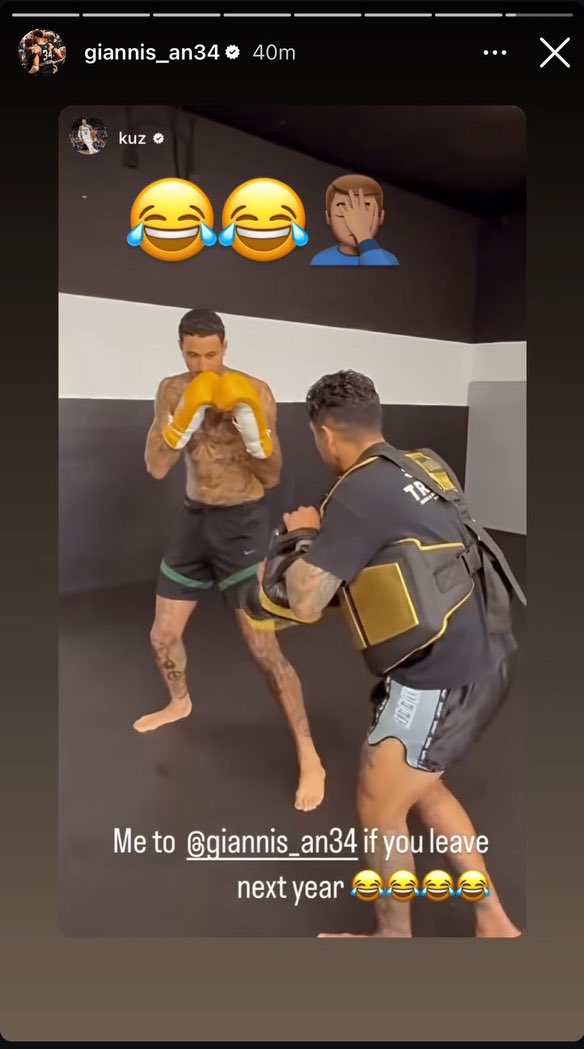 Giannis Antetokounmpo - Kyle Kuzma - Milwaukee Bucks