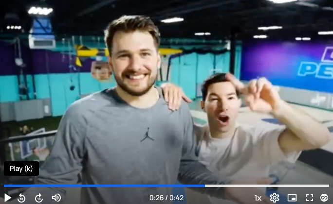 Doncic est un grand malade ! 😮 et un adroit surnaturel