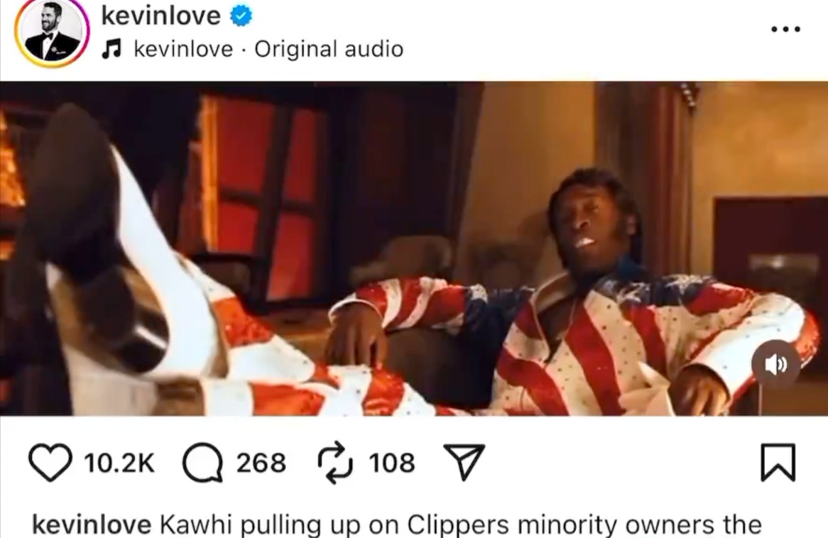 Magnifique, Kevin Love en roue libre, trolle sur l’affaire Kawhi Leonard-Clippers