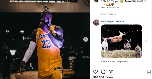 Le post Instagram “cryptique” de LeBron relance les spéculations