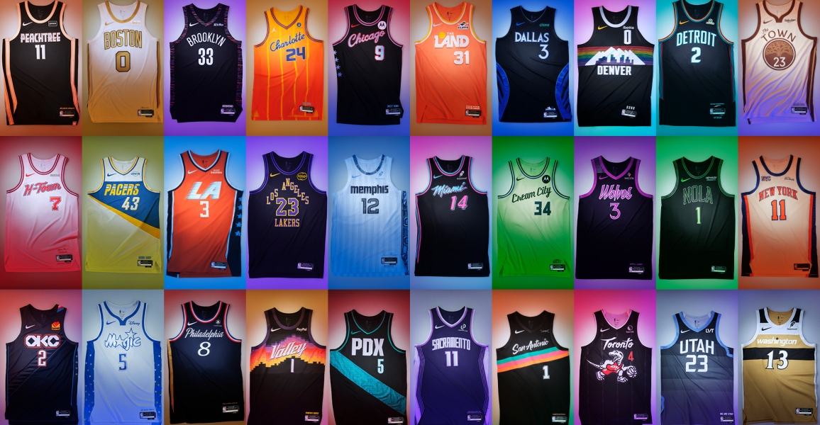 Top-30 des plus beaux maillots NBA « City Edition »