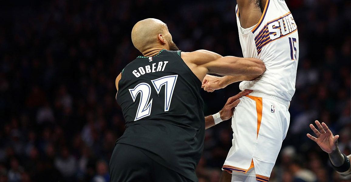 Rudy Gobert encore expulsé pour une grosse faute flagrante