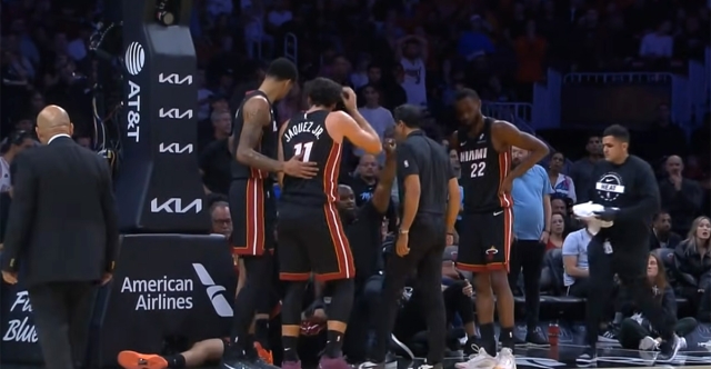 Terrible chute pour Nikola Jovic !