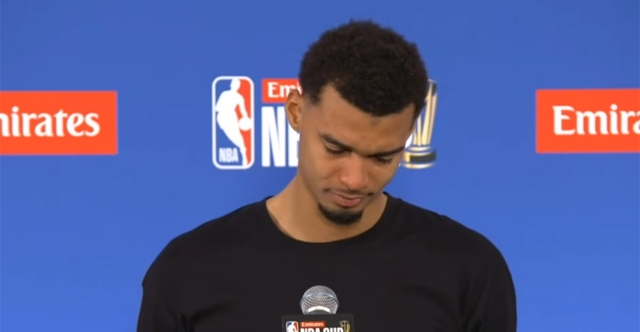 Victor Wembanyama endeuillé et très ému après la finale