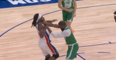 Jaylen Brown et Isaiah Stewart se sont encore embrouillés lors du choc Celtics – Pistons