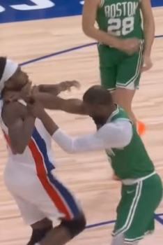 Jaylen Brown et Isaiah Stewart se sont encore embrouillés lors du choc Celtics – Pistons