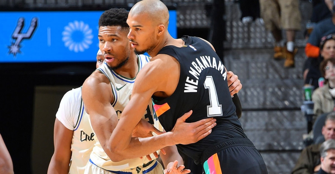 Wembanyama vs Antetokounmpo : un duel XXL entre chocs, frayeur et respect