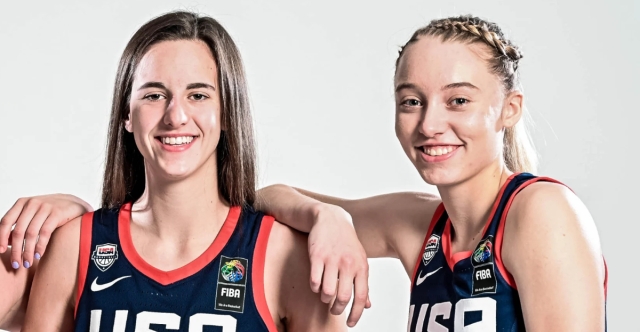 Caitlin Clark et Paige Bueckers réunies avec Team USA
