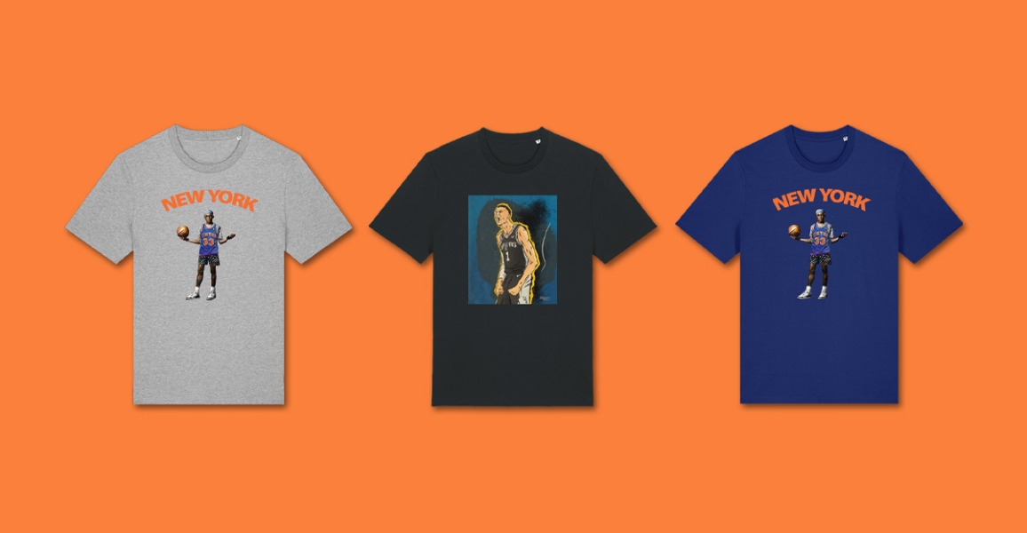 👕 Collection ultra limitée de t-shirts  pour les finales NBA