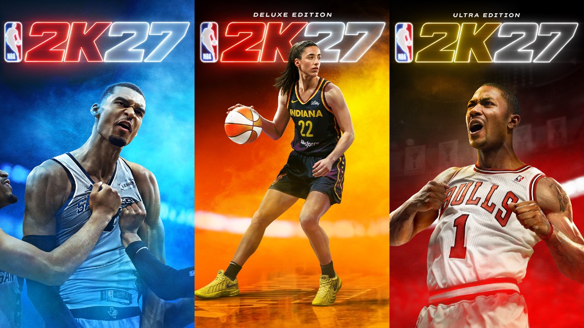 Victor Wembanyama Caitlin Clark Derrick Rose NBA 2K27