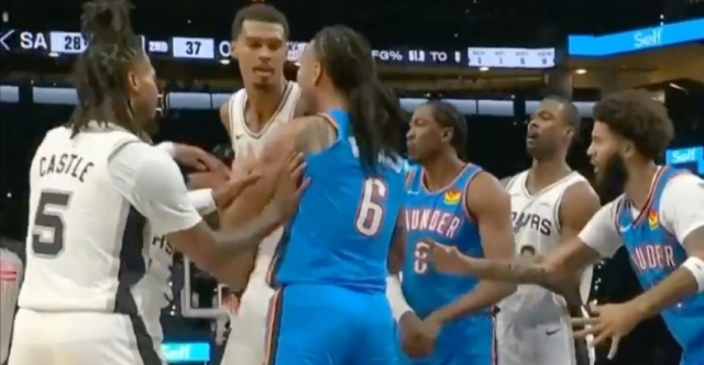 Wembanyama sanctionné, c’est déjà tendu entre les Spurs et le Thunder